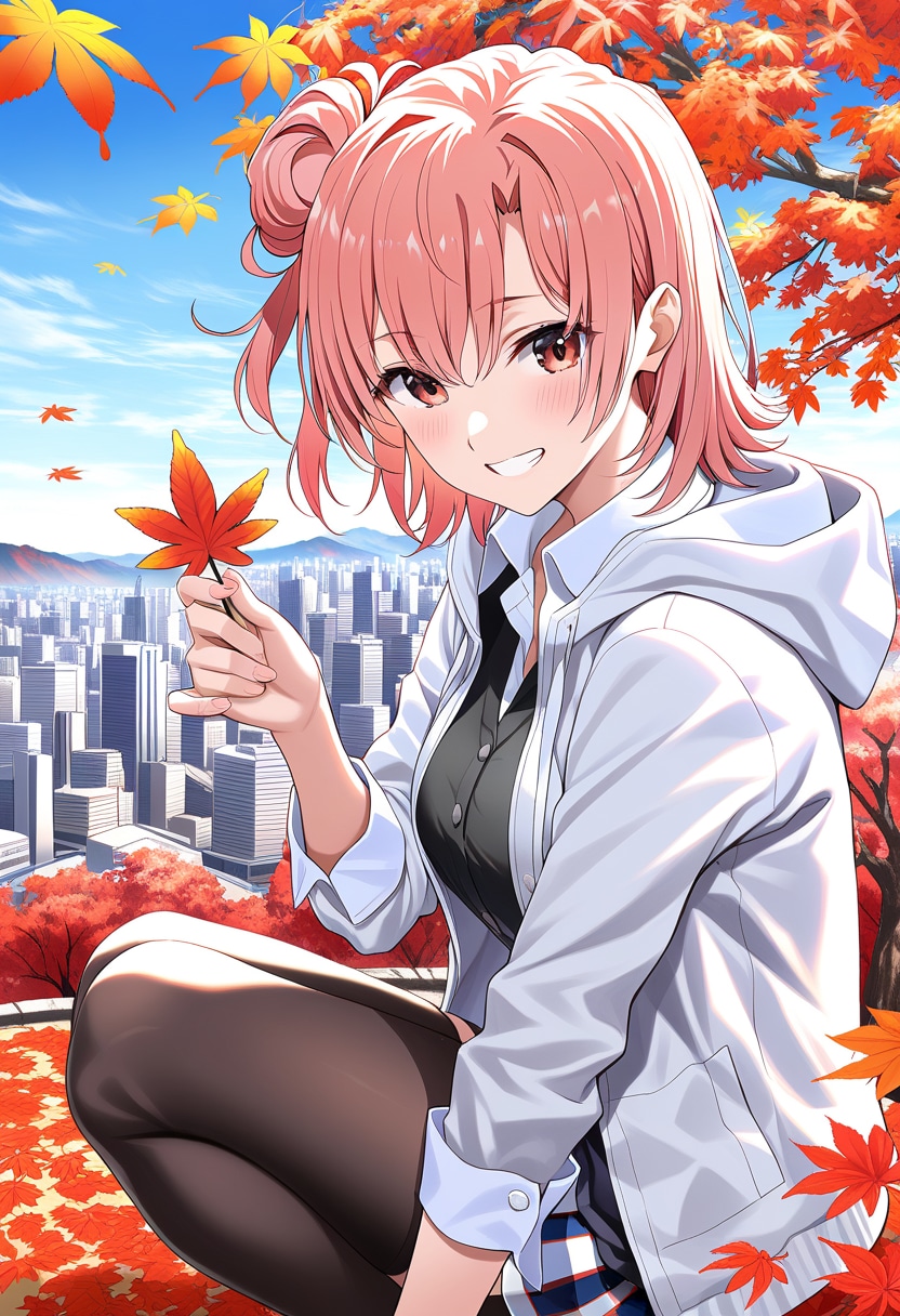 由比ヶ浜結衣　秋イメージ | の人気AIイラスト・グラビア