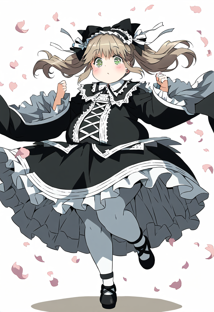 ぽっちゃりゴスロリ