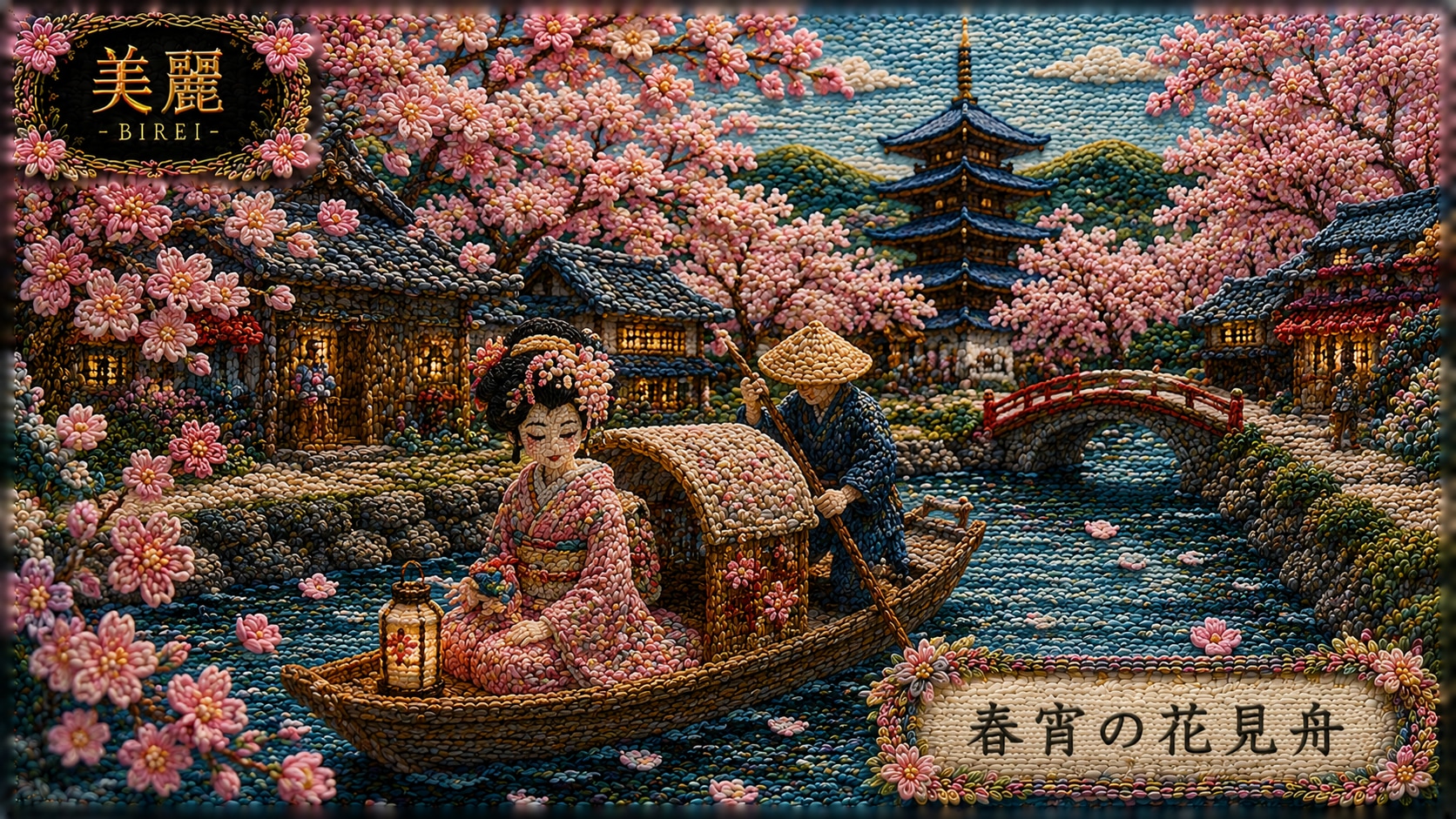 Exquisite embroidery / 美麗刺繍 #patreon #ChatGPT #customGPT #GPTs  #美麗 #刺繍 #beautiful #Japanese #Japane | の人気AIイラスト・グラビア