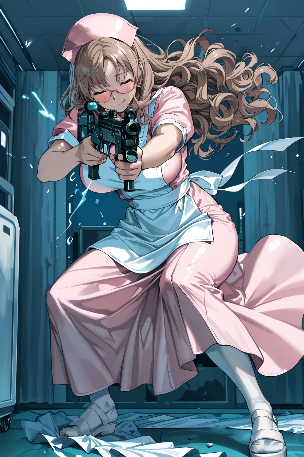 夜勤病闘　　　　　　　　　　　　　　　　　　　　　　　🦐 火車　桜 🦐 （ひぐるま　さくら）１１ | の人気AIイラスト・グラビア