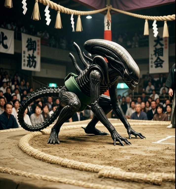 エイリアン力士