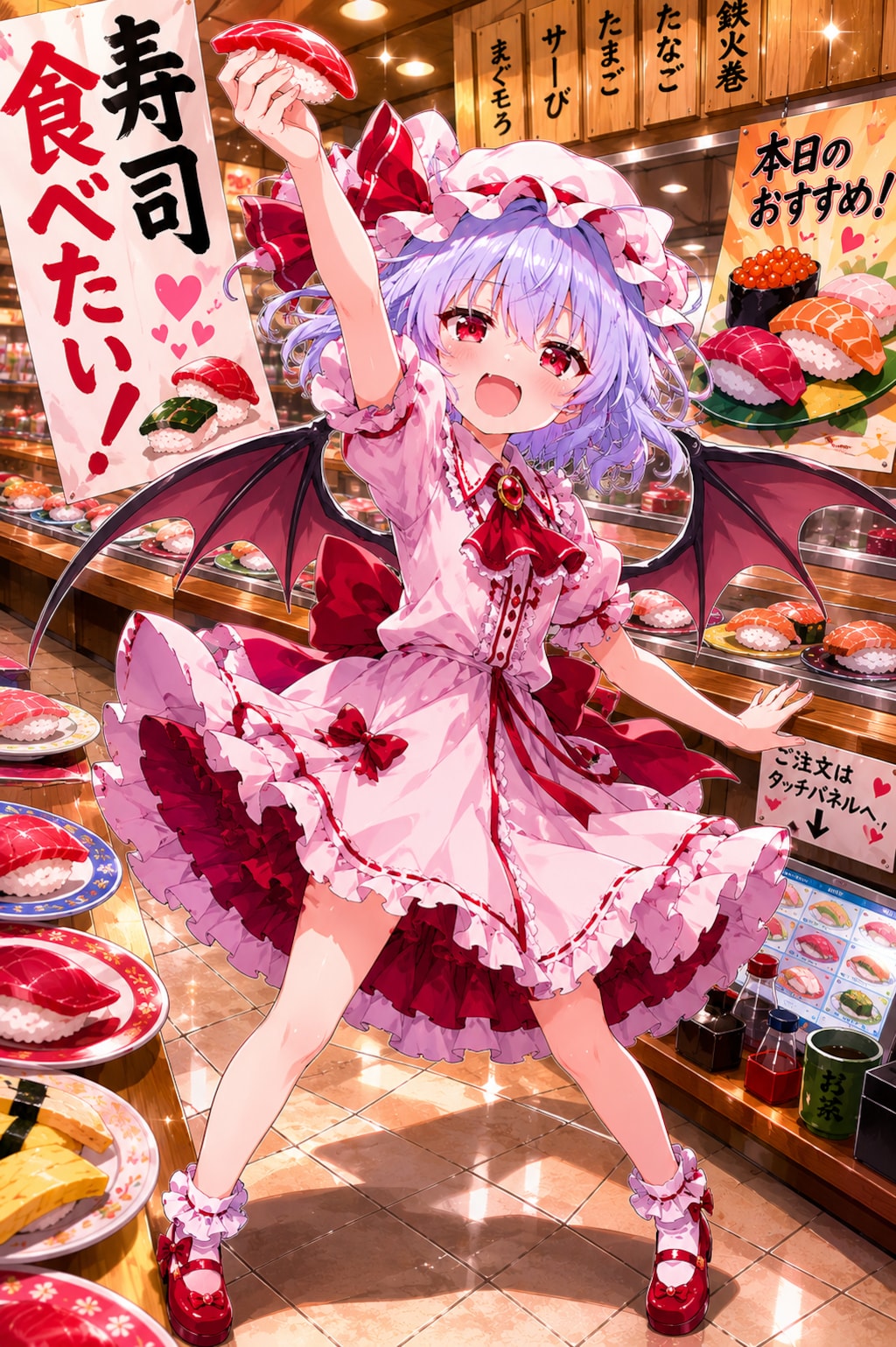 寿司が食べたいレミリアちゃん