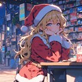 退屈そうに店番をする女の子 5枚目