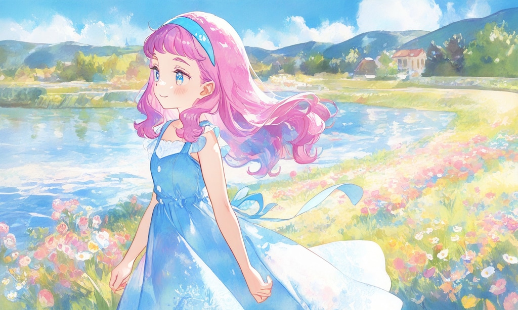 印象派風🖼️ローラ。