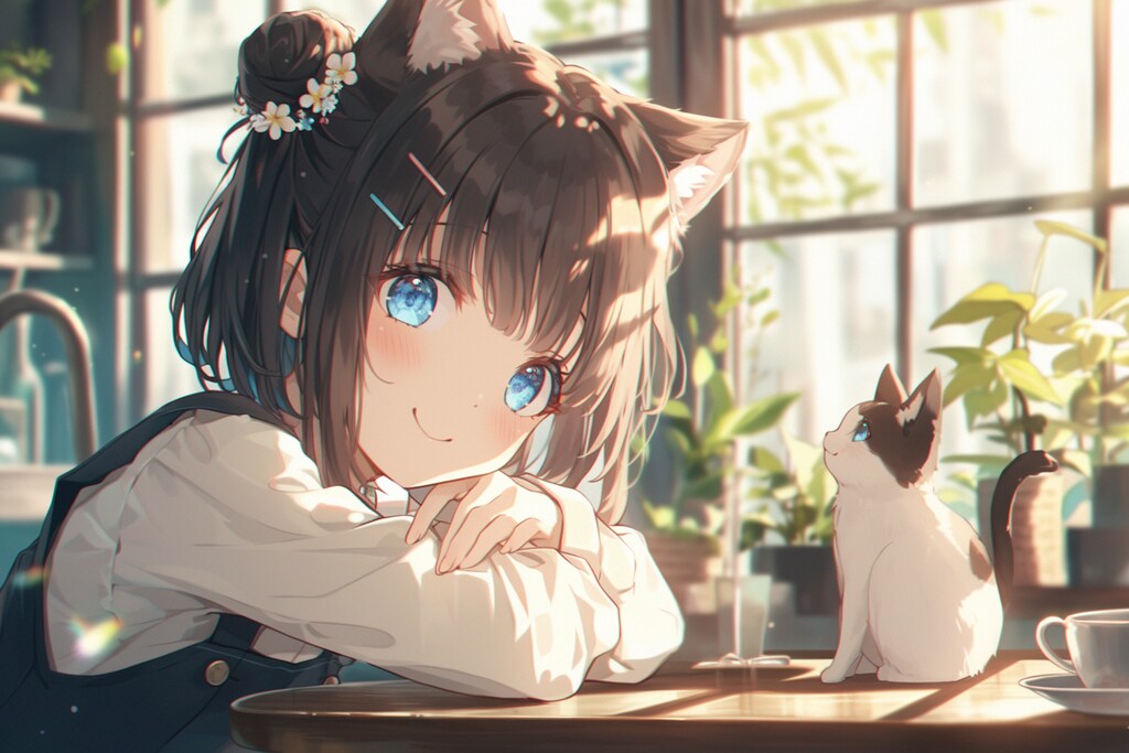 猫🐈とおだんごちゃん🍡✨38