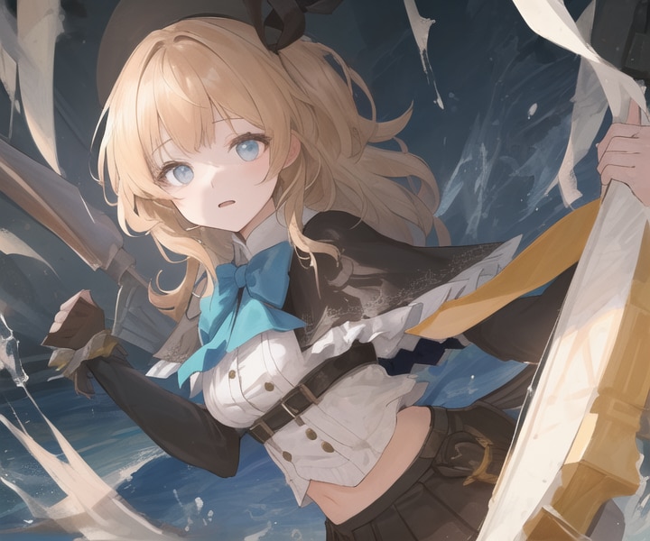 美少女の背景練習