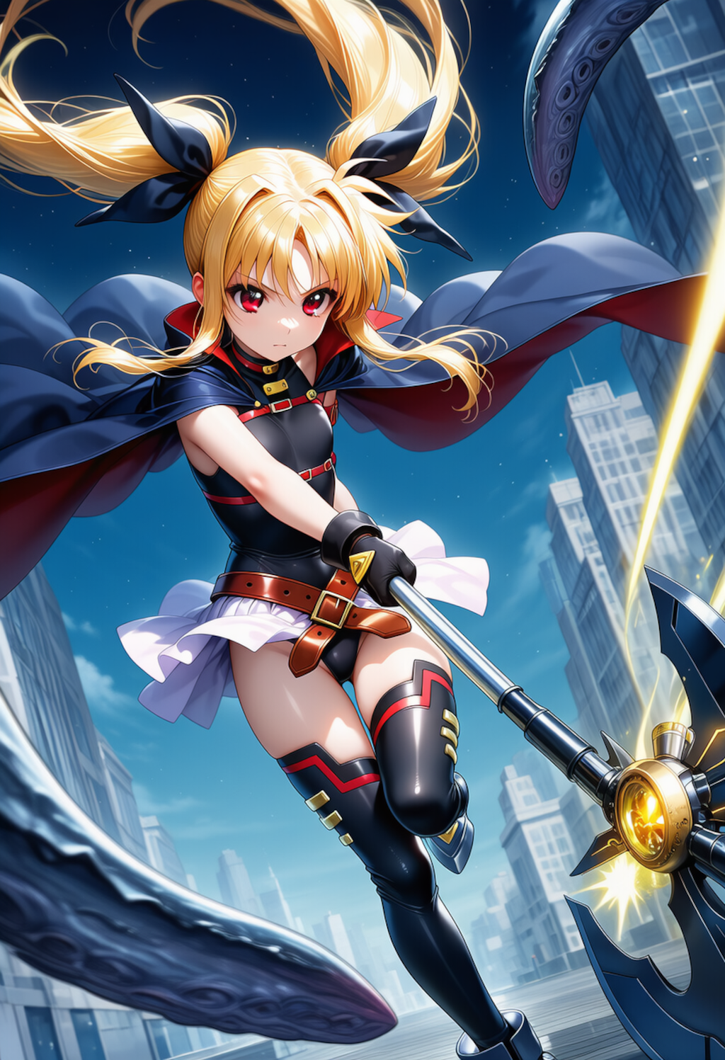 闘うフェイトちゃん