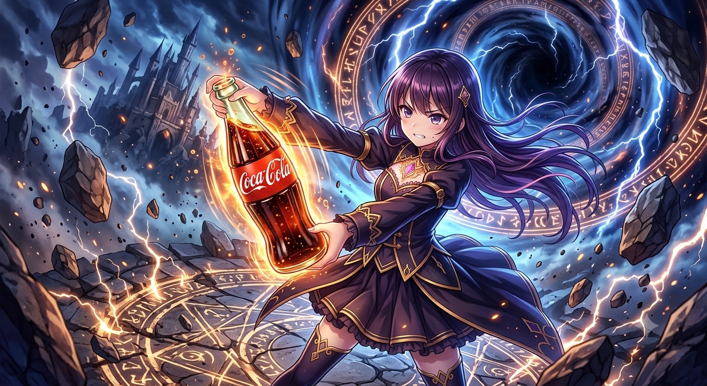 『破滅の禁忌魔術：最終解放（※ただのコーラ）』