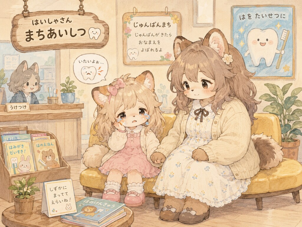 おねえさんがてをにぎっててあげるね