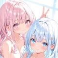 百合ゆり♡(ピンク×ライトブルー) 3枚目