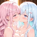 百合ゆり♡(ピンク×ライトブルー) 2枚目