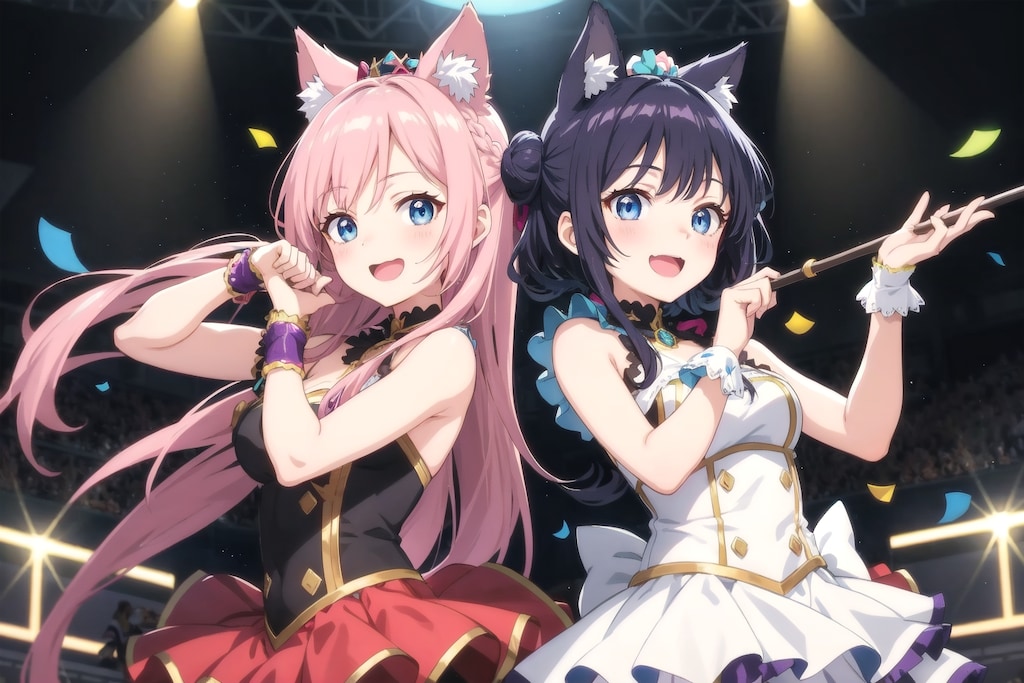 青い瞳の太陽と月