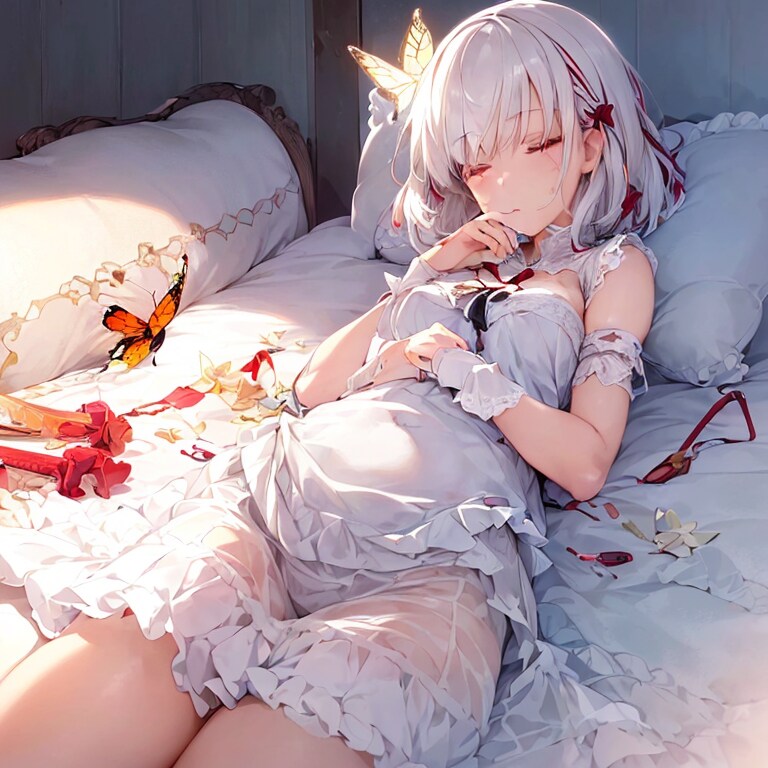 お昼寝中