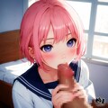 淫乱ピンクちゃんのフェラ 2枚目