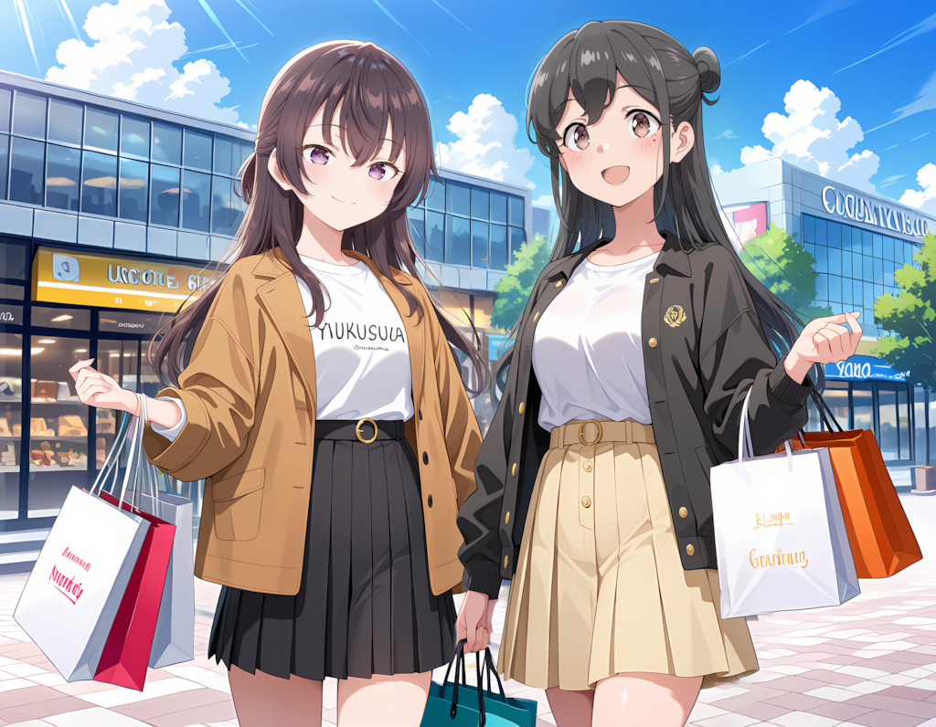 一緒に買い物に行きましょう!