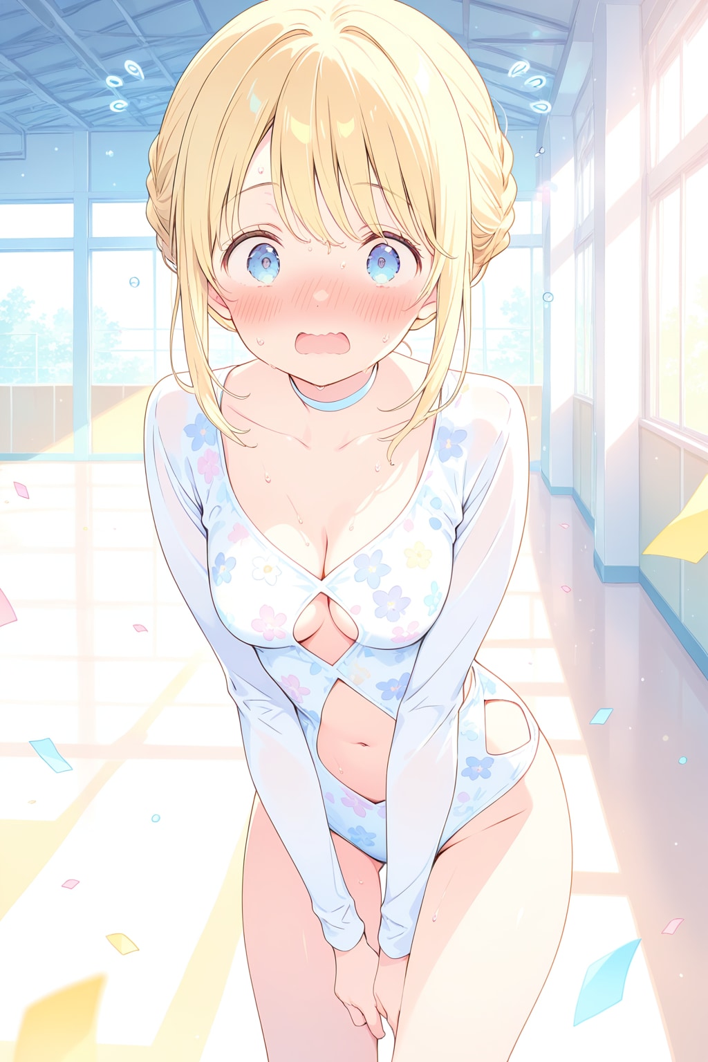 新型レオタードを試着した瑛梨ちゃん