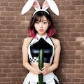 私はうさぎさ～ん　きゅうり編 3枚目