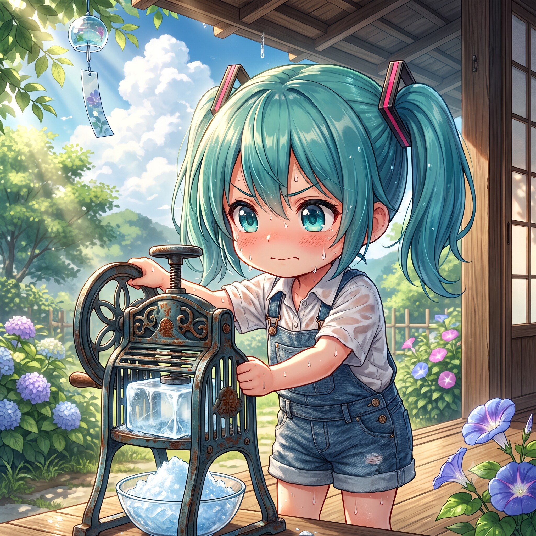 ミクちゃんとかき氷