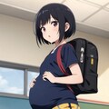 なぜかお腹が大きいクラスの子 2枚目
