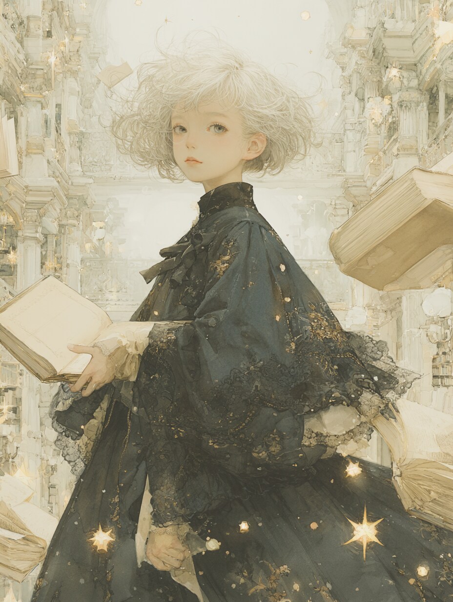 図書館の整理は大変です | の人気AIイラスト・グラビア