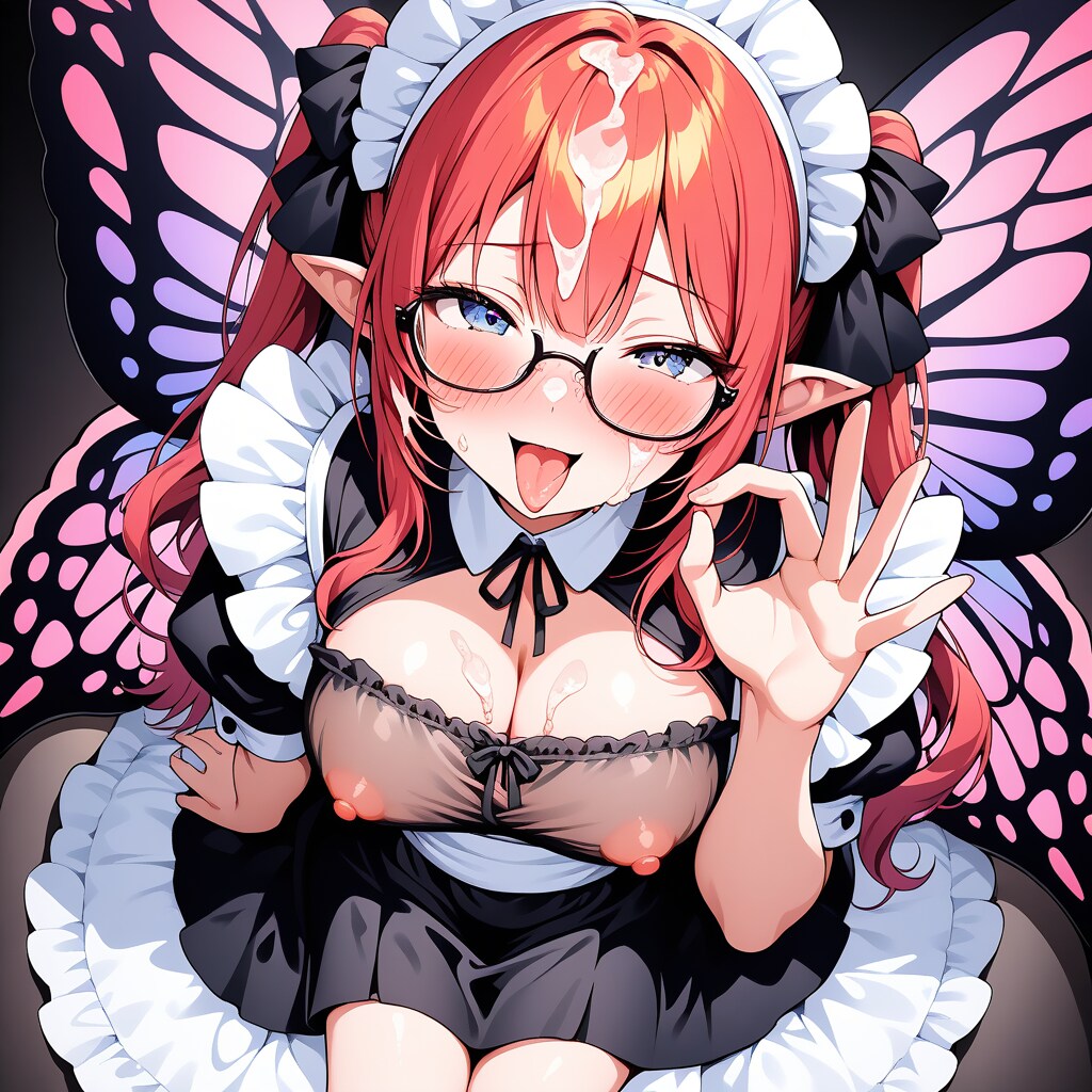 眼鏡メイド妖精娘