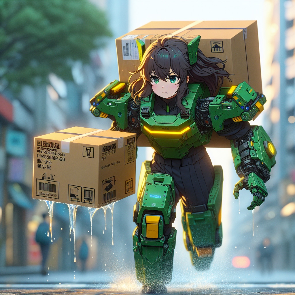 パワードスーツ配達3