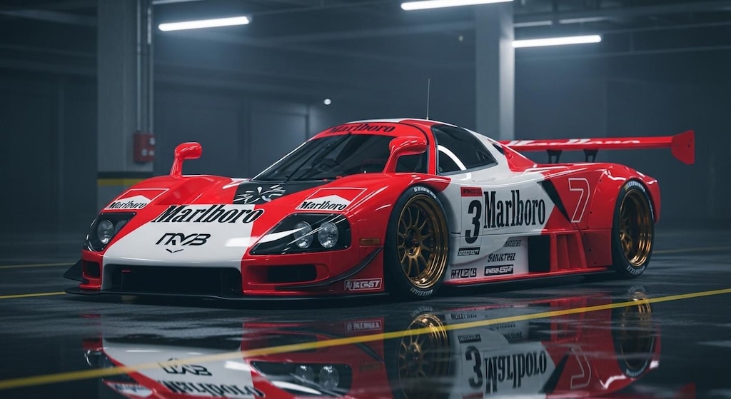 マルボロ787Bレーシングカー