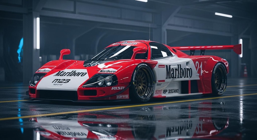 マルボロ787Bレーシングカー