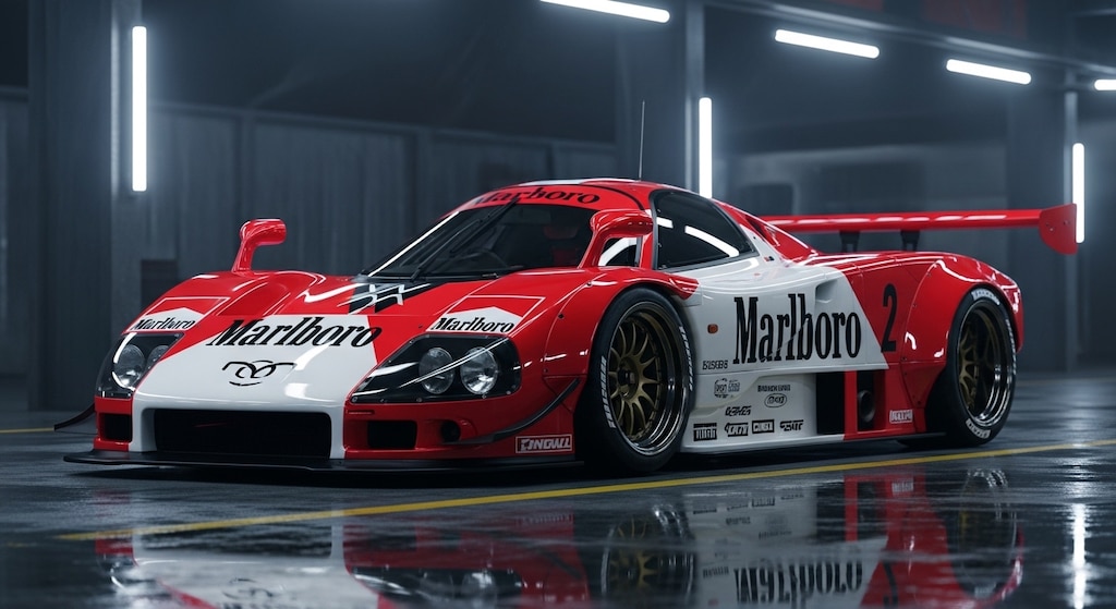 マルボロ787Bレーシングカー