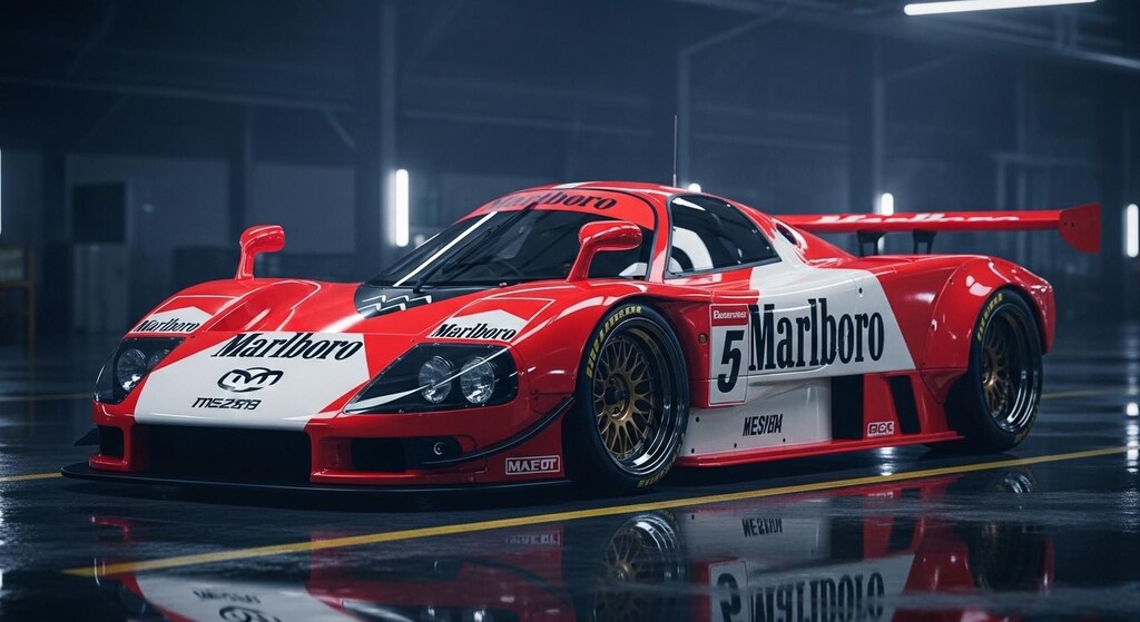 マルボロ787Bレーシングカー