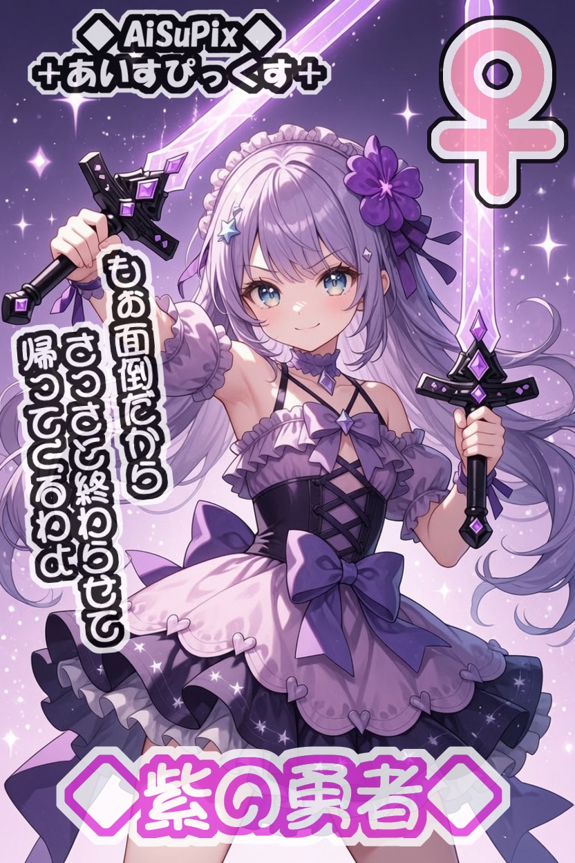 💙AiSuPix／どこかの紫の勇者パーティー💙