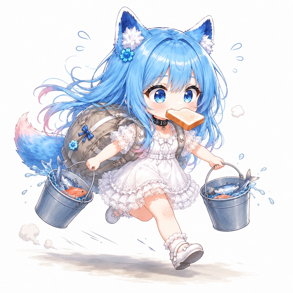 おくれちゃう、おくれちゃうっ