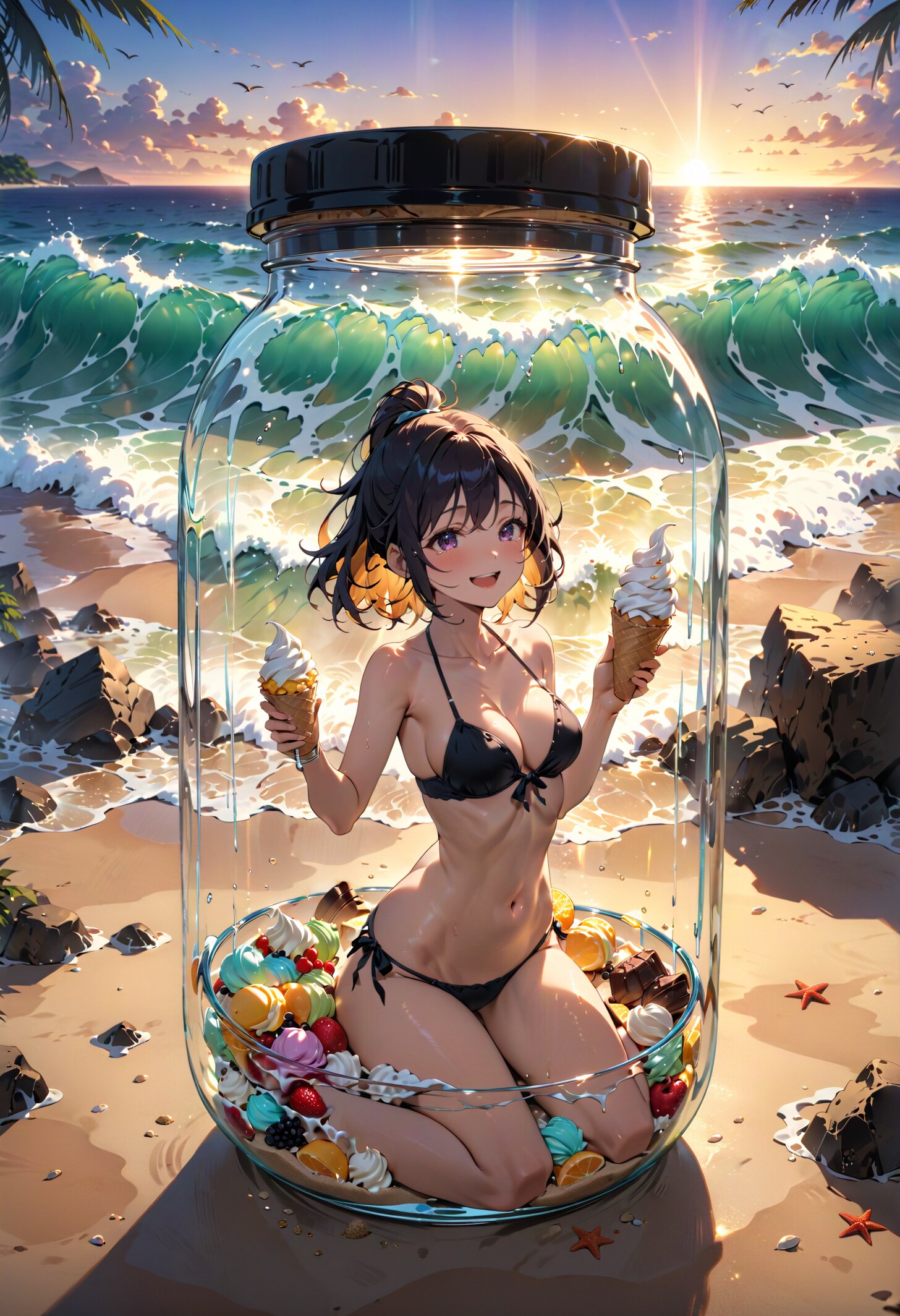今日は何の日？　ソフトクリームの日。波の日。渚の日
