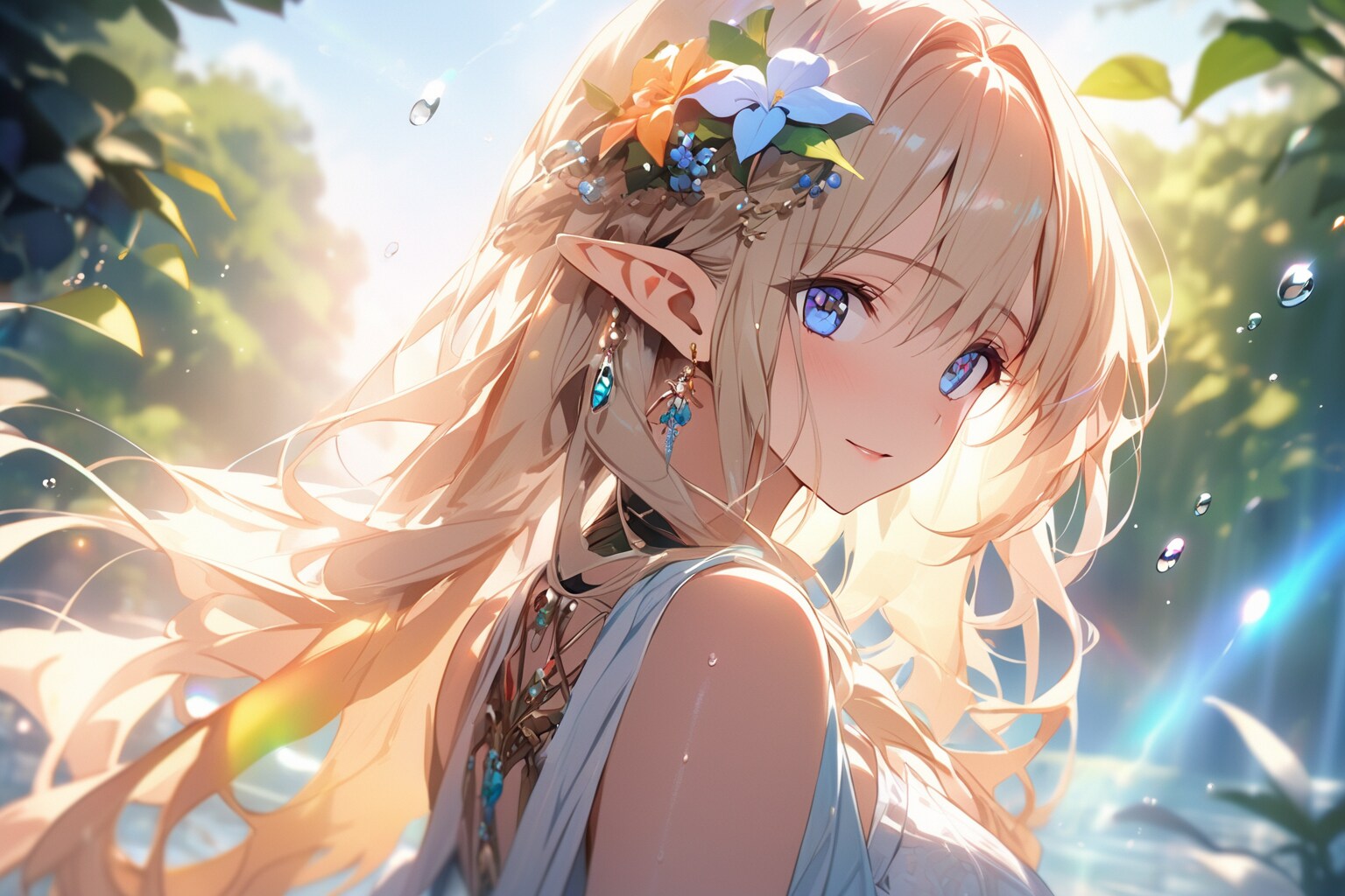 エルフさんの素敵な横顔 | の人気AIイラスト・グラビア