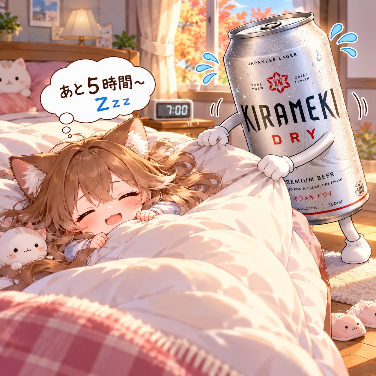 布団から出たくない小さな女の子 | の人気AIイラスト・グラビア