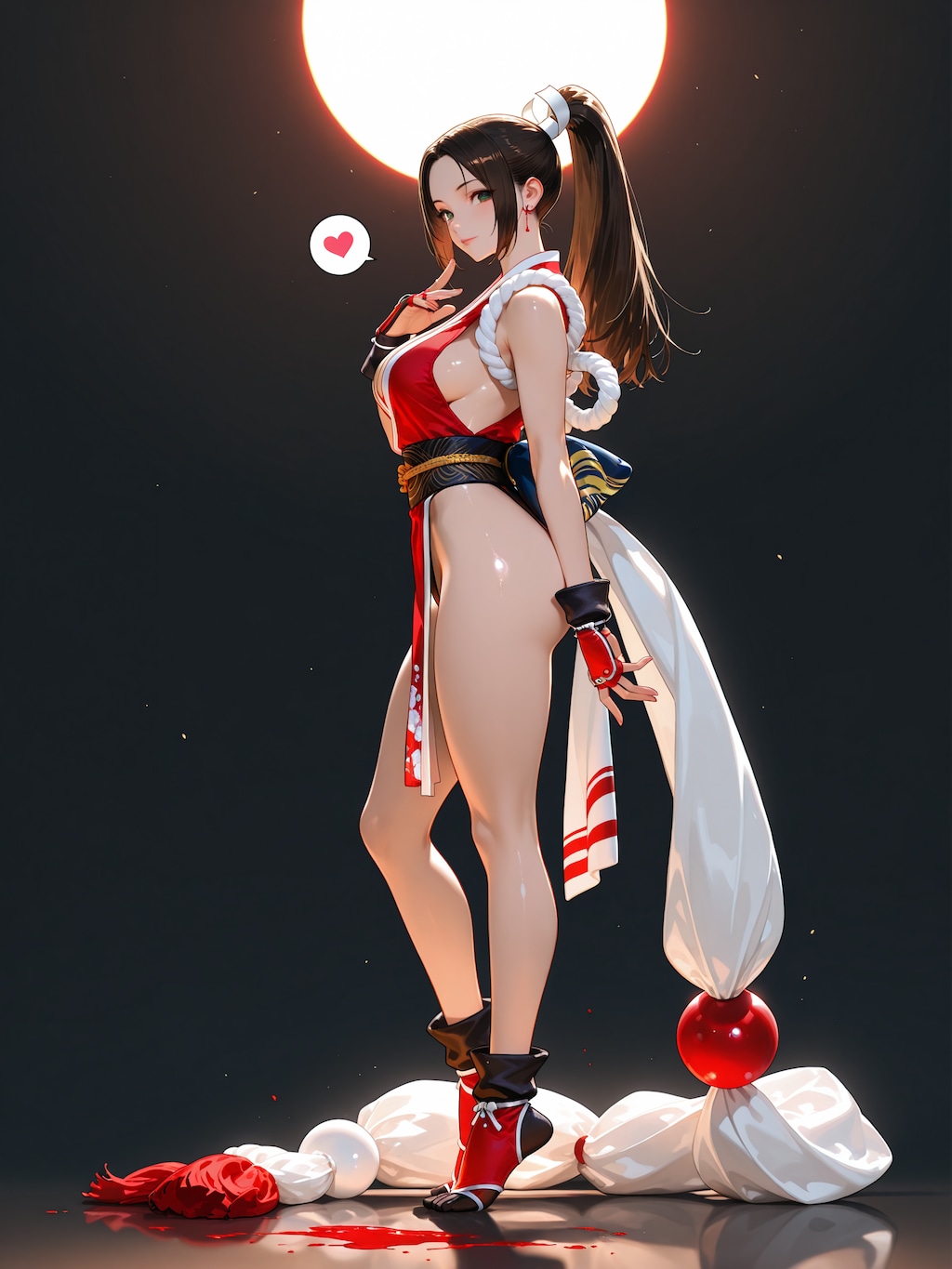 不知火流忍術手合わせしょっか♪なーんてね♡