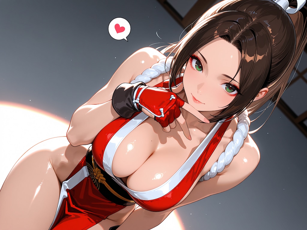 不知火流忍術手合わせしょっか♪なーんてね♡