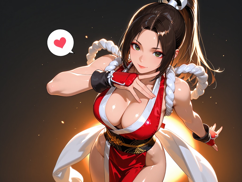 不知火流忍術手合わせしょっか♪なーんてね♡