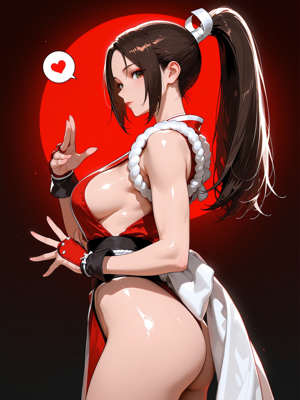 不知火流忍術手合わせしょっか♪なーんてね♡