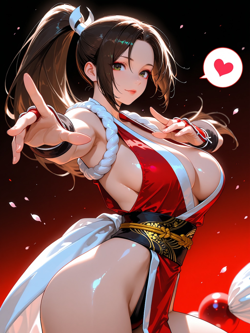 不知火流忍術手合わせしょっか♪なーんてね♡