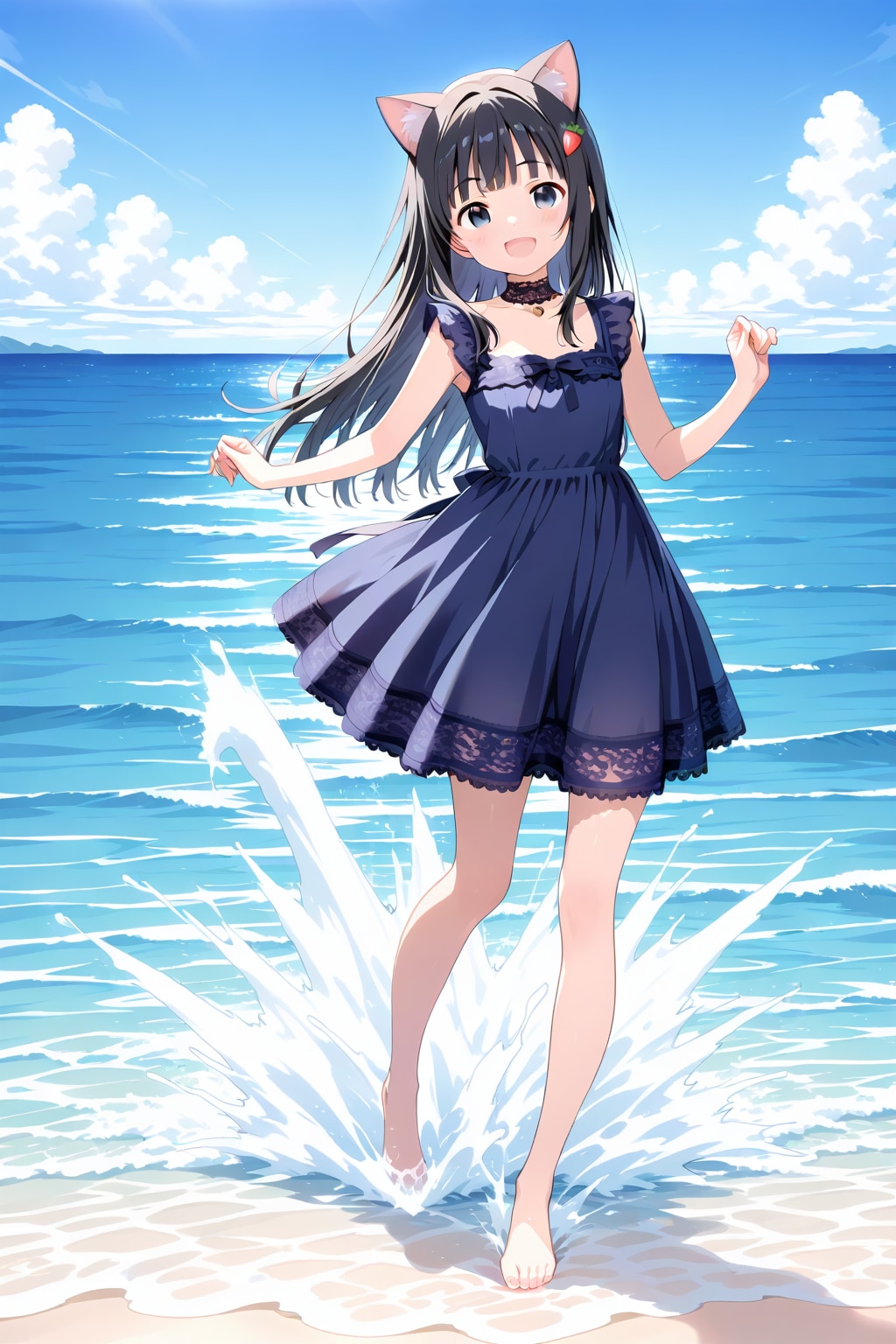 ネコ娘のクロちゃん🐈‍⬛✨６ | の人気AIイラスト・グラビア