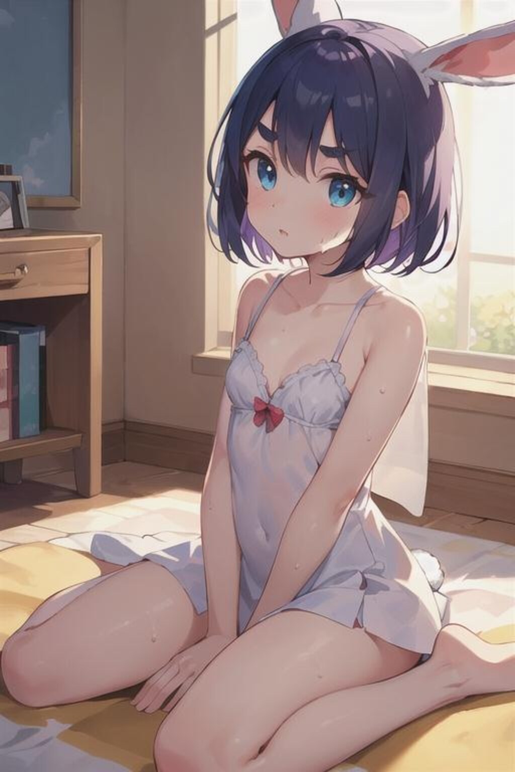 バニーな姿でホットな幼なじみ Ex