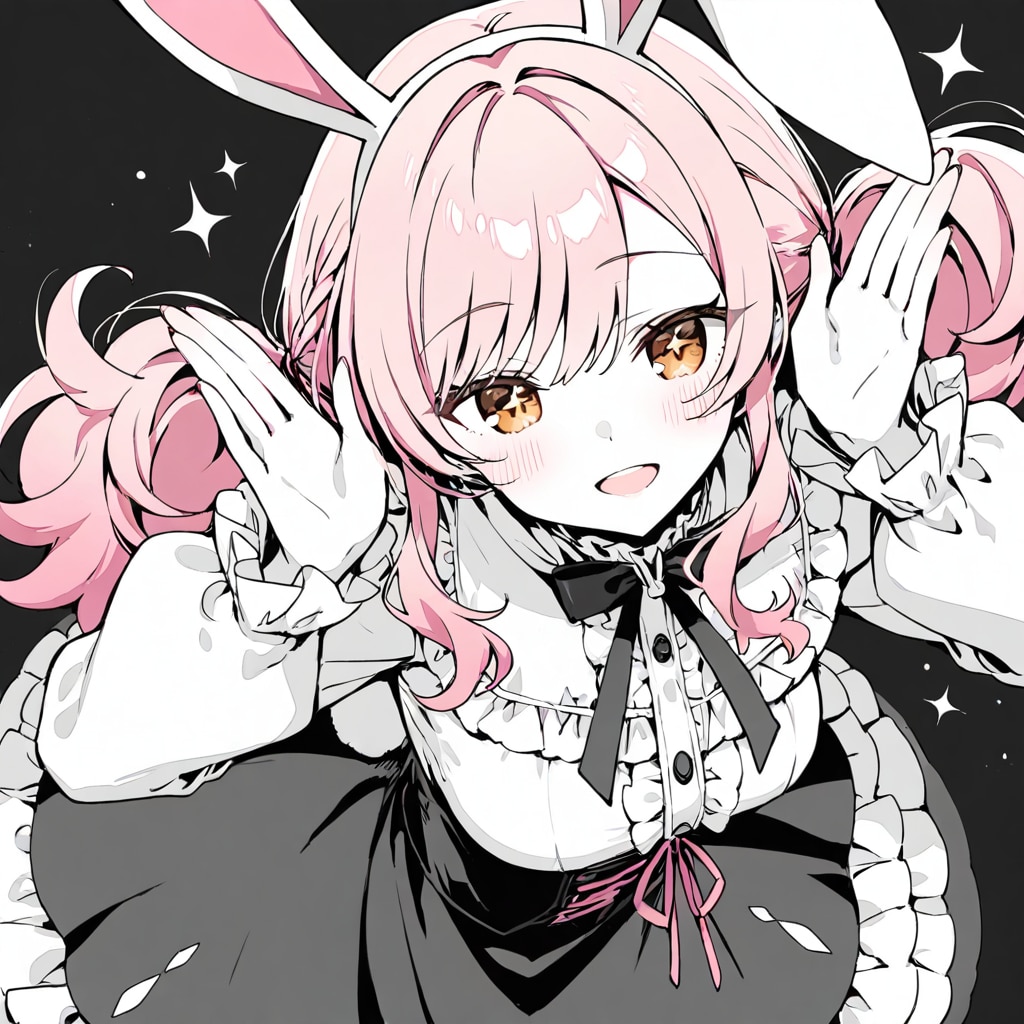 うさみみポーズ
