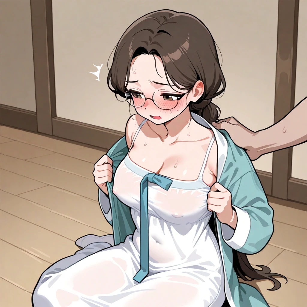 揉みしだく