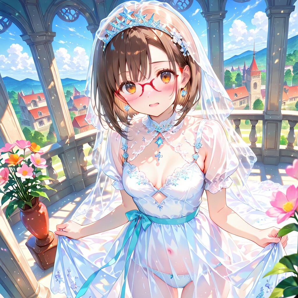 普通のドレスを作ろうとするけどランダムで何故か透けるorz