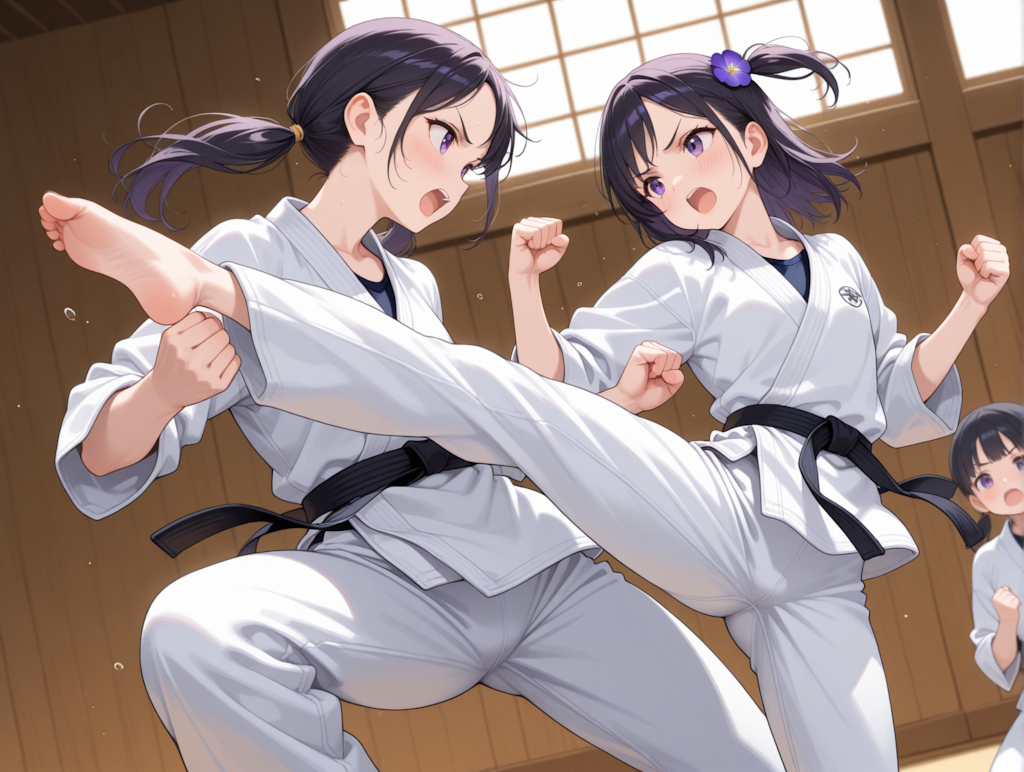 姉妹試合：空手と少林寺