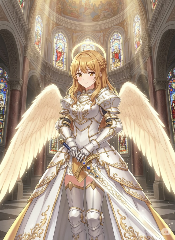 聖なる光の守護乙女 | の人気AIイラスト・グラビア