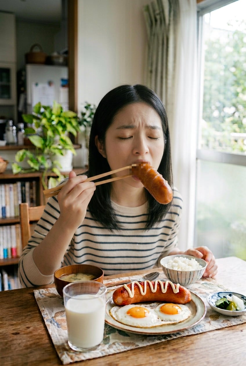 白いの飲んじゃった