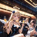今日は天使の日。女子会の日。天使のシャンパンの日 5枚目