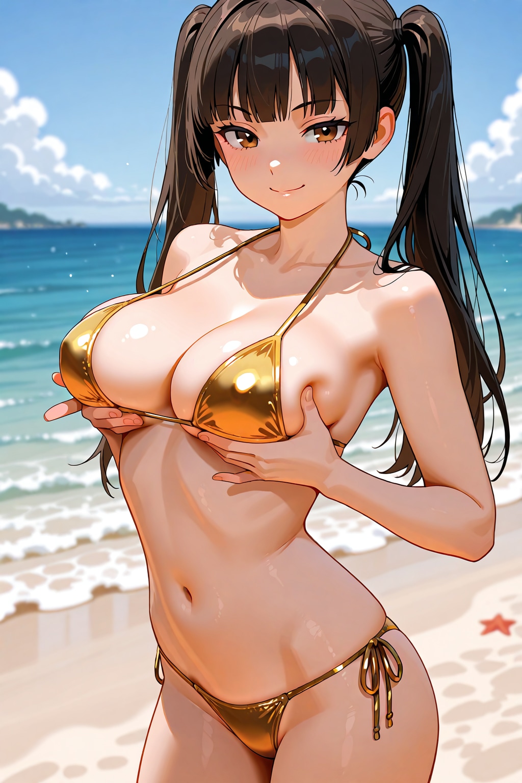 どっちを揉むの？♡